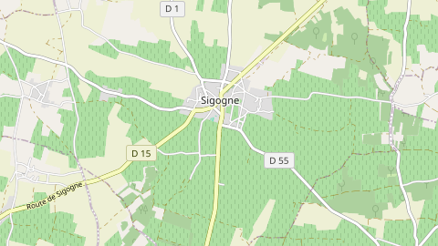 Carte de localisation de l'évènement