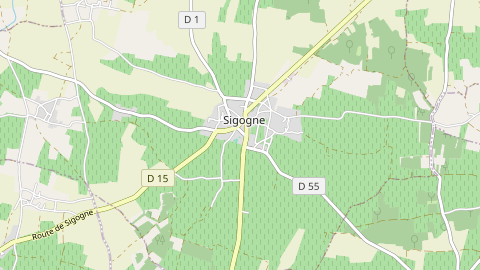 Carte de localisation de l'évènement
