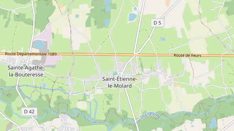Carte de localisation de l'évènement