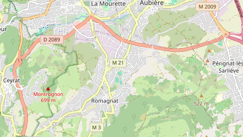 Carte de localisation de l'évènement