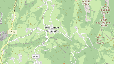 Carte de localisation de l'évènement