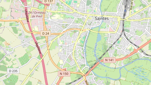 Carte de localisation de l'évènement