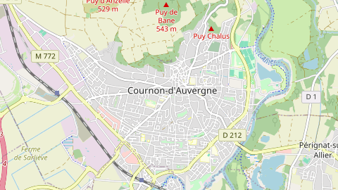 Carte de localisation de l'évènement