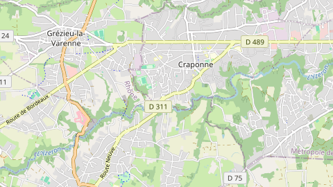 Carte de localisation de l'évènement