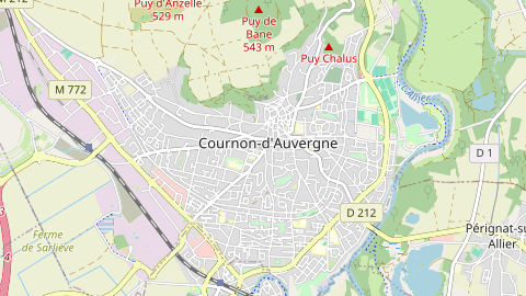 Carte de localisation de l'évènement