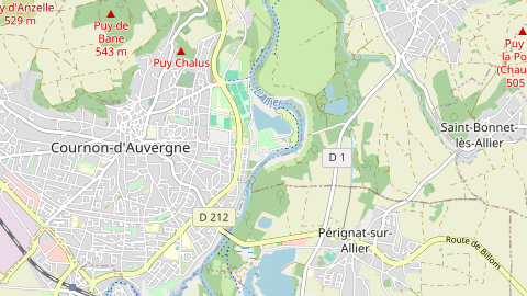 Carte de localisation de l'évènement