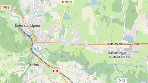 Carte de localisation de l'évènement