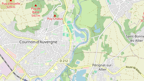 Carte de localisation de l'évènement