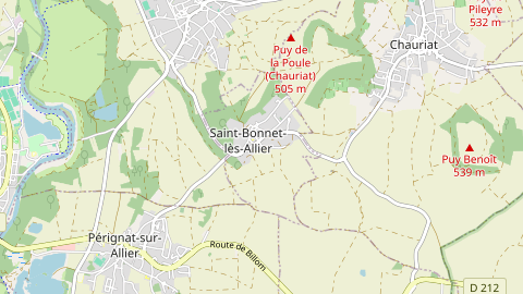 Carte de localisation de l'évènement