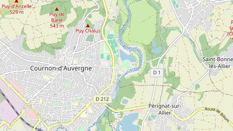 Carte de localisation de l'évènement
