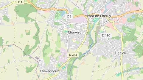 Carte de localisation de l'évènement