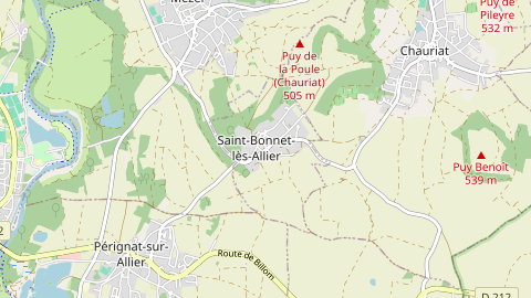 Carte de localisation de l'évènement