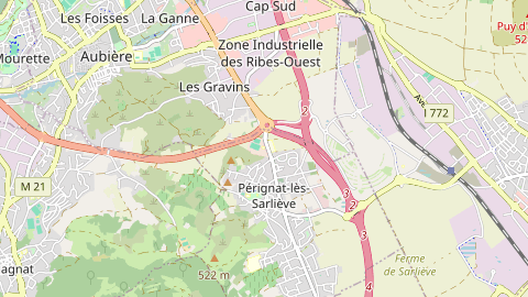 Carte de localisation de l'évènement