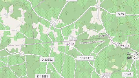 Carte de localisation de l'évènement