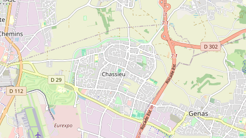 Carte de localisation de l'évènement