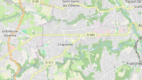 Carte de localisation de l'évènement