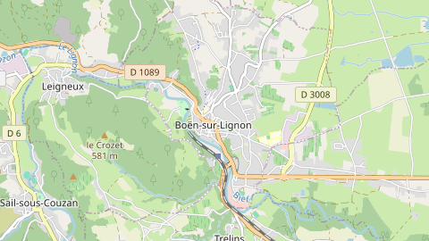 Carte de localisation de l'évènement