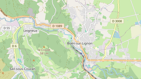 Carte de localisation de l'évènement