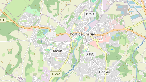 Carte de localisation de l'évènement