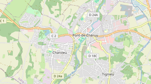 Carte de localisation de l'évènement