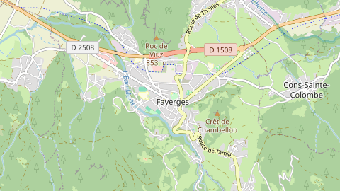 Carte de localisation de l'évènement