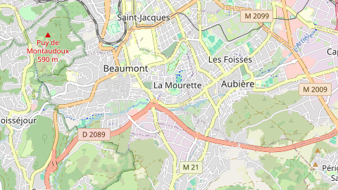 Carte de localisation de l'évènement