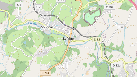 Carte de localisation de l'évènement