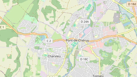 Carte de localisation de l'évènement