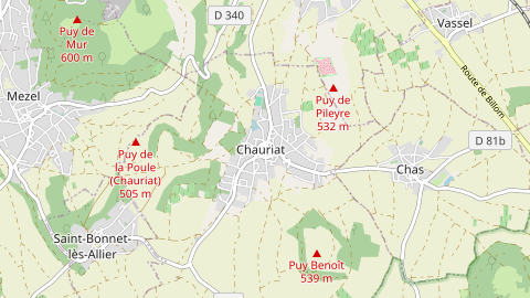 Carte de localisation de l'évènement