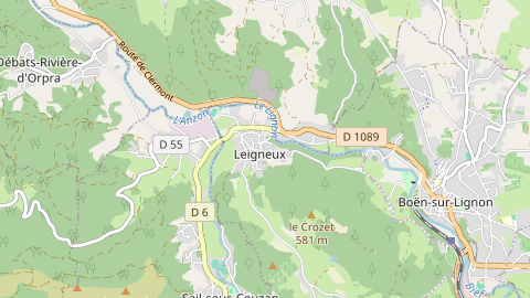 Carte de localisation de l'évènement