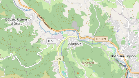Carte de localisation de l'évènement