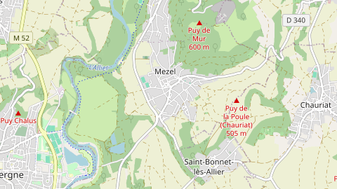 Carte de localisation de l'évènement