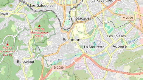 Carte de localisation de l'évènement