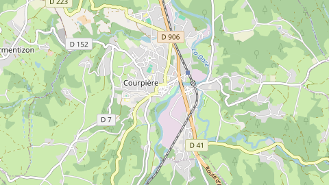 Carte de localisation de l'évènement