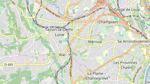 Carte de localisation de l'évènement