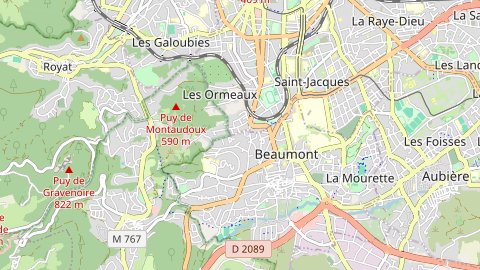 Carte de localisation de l'évènement