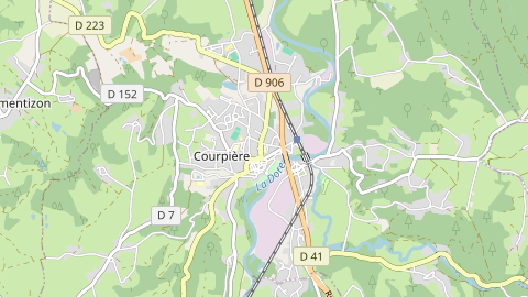 Carte de localisation de l'évènement