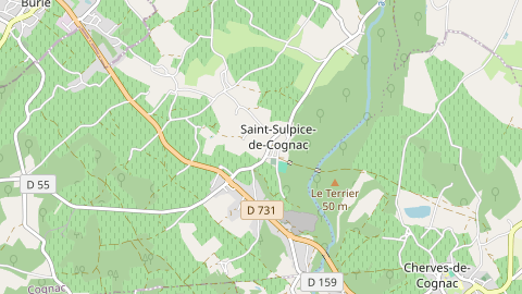 Carte de localisation de l'évènement