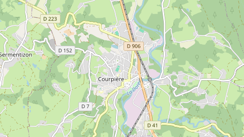 Carte de localisation de l'évènement