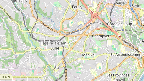 Carte de localisation de l'évènement