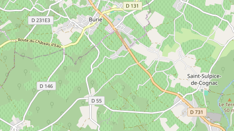 Carte de localisation de l'évènement