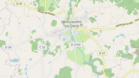 Carte de localisation de l'évènement