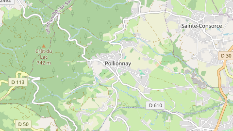 Carte de localisation de l'évènement