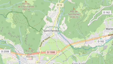 Carte de localisation de l'évènement