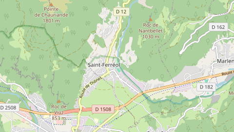 Carte de localisation de l'évènement
