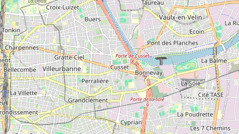 Carte de localisation de l'évènement