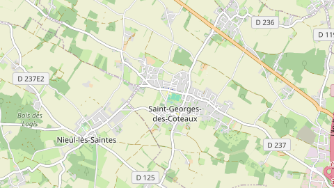 Carte de localisation de l'évènement