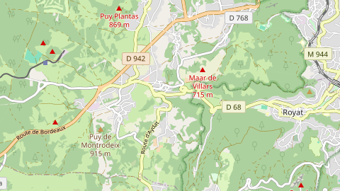 Carte de localisation de l'évènement