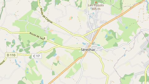 Carte de localisation de l'évènement
