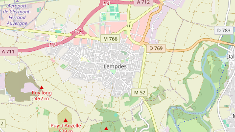 Carte de localisation de l'évènement